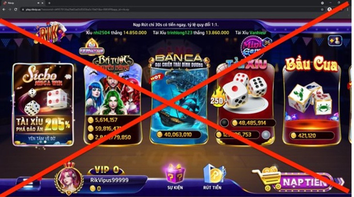 Cảnh báo hệ lụy xấu từ các trang web tổ chức đánh bạc và đánh bạc trên mạng - Ảnh 1.