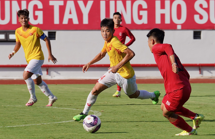 U19 Việt Nam hoàn tất cữ dượt cuối trước Giải U19 Đông Nam Á 2022 - Ảnh 1.