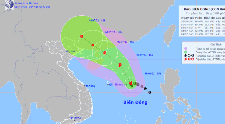 Bão số 1 bán kính rộng, khả năng vào Bắc Bộ đang tăng dần - Ảnh 1.