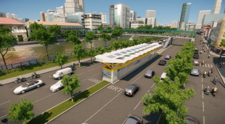 Nghiên cứu sử dụng xe buýt điện cho tuyến BRT số 1 TP.HCM - Ảnh 1.