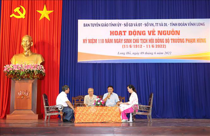 Nói chuyện chuyên đề nhân kỷ niệm 110 năm ngày sinh Chủ tịch Hội đồng Bộ trưởng Phạm Hùng - Ảnh 1.