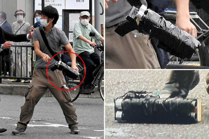 5 khẩu súng tự chế tìm thấy ở nhà nghi phạm ám sát ông Abe - Ảnh 2.