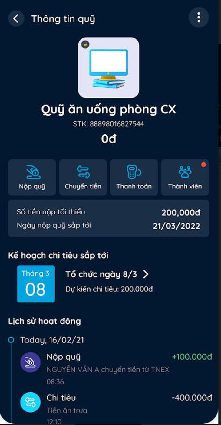 TNEX ‘đồng hành’ cùng dân công sở với tính năng ‘quỹ trà chiều’ - Ảnh 2.