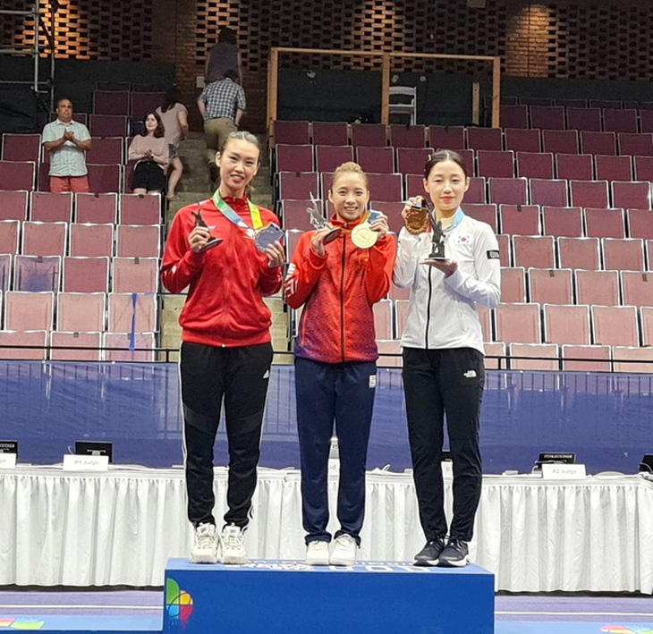 Dương Thúy Vi giành huy chương vàng wushu tại World Games 2022 - Ảnh 1.