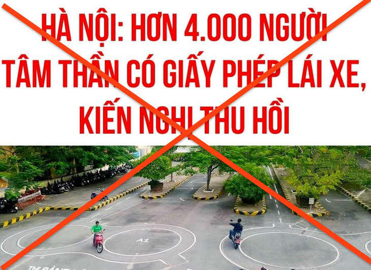 CSGT Hà Nội bác thông tin đã cấp giấy phép lái xe cho hơn 4.000 người bị tâm thần - Ảnh 1.