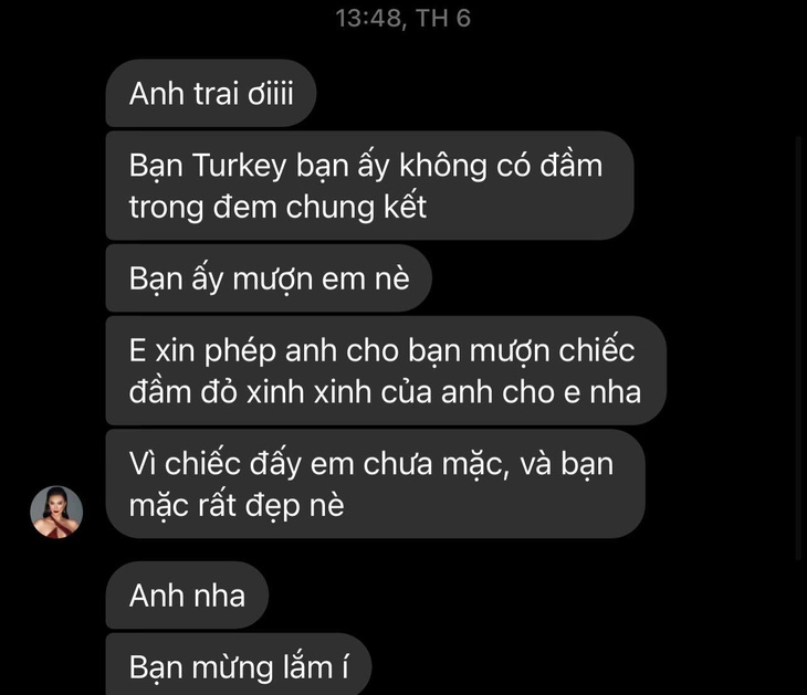 Chiếc đầm ‘đi ăn ốc’ của Á hậu Kim Duyên “lạc” trên IG đối thủ - Ảnh 1.