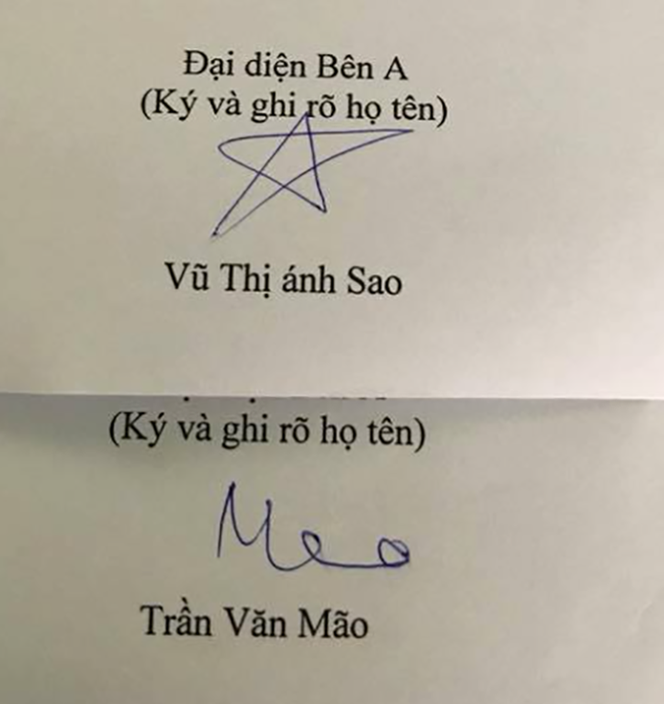 Đỡ không nổi với loạt chữ ký bá đạo nhất Việt Nam - Ảnh 1.