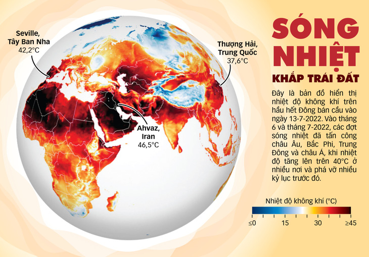 Nắng nóng như địa ngục ở châu Âu - Ảnh 1.