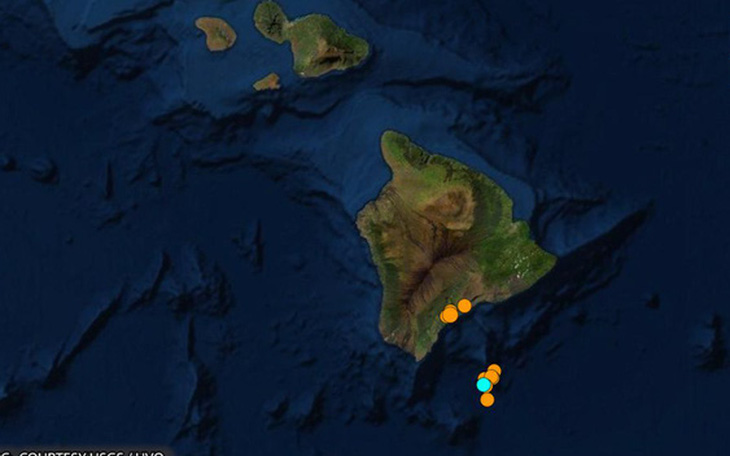 Núi lửa sâu dưới biển Hawaii 