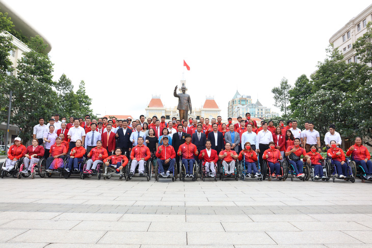 Đoàn thể thao người khuyết tật Việt Nam tham dự ASEAN Para Games 11 - Ảnh 1.