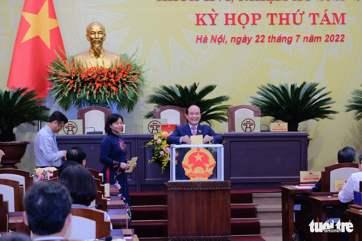 Ông Trần Sỹ Thanh được bầu làm chủ tịch UBND TP Hà Nội - Ảnh 2.