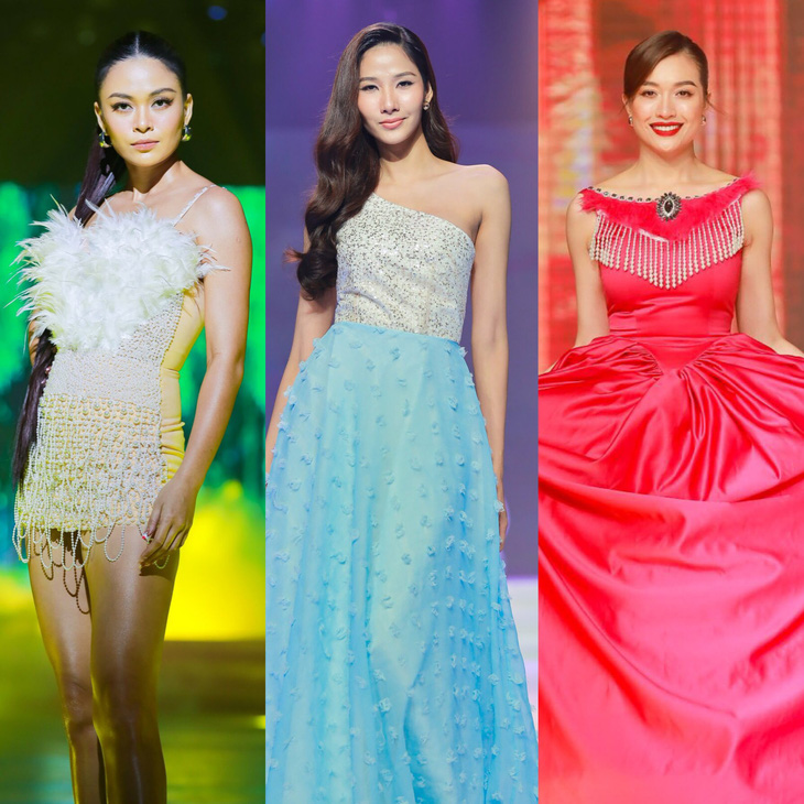 Hoàng Thùy, Mâu Thủy, Lệ Hằng ‘đọ dáng’ trong My Dream Fashion Show 2022 - Ảnh 1.