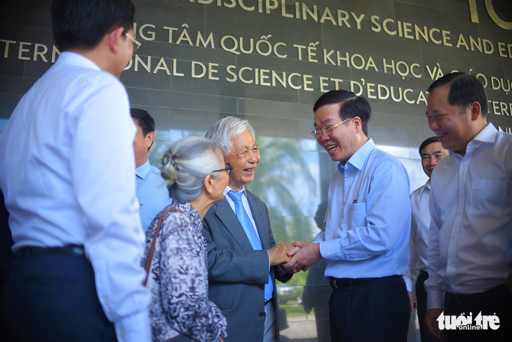 Thường trực Ban Bí thư Võ Văn Thưởng thăm Trung tâm khoa học ICISE - Ảnh 1.