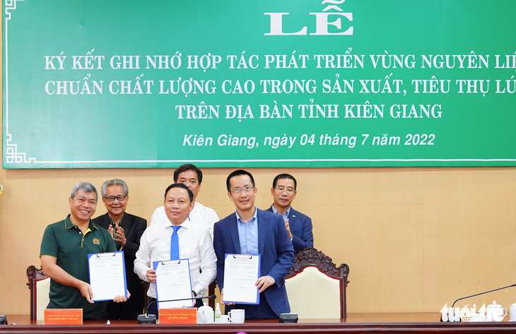 Lộc Trời ký hợp tác với MB Bank hơn 12.000 tỉ đồng để sản xuất lúa gạo tại Kiên Giang - Ảnh 2.