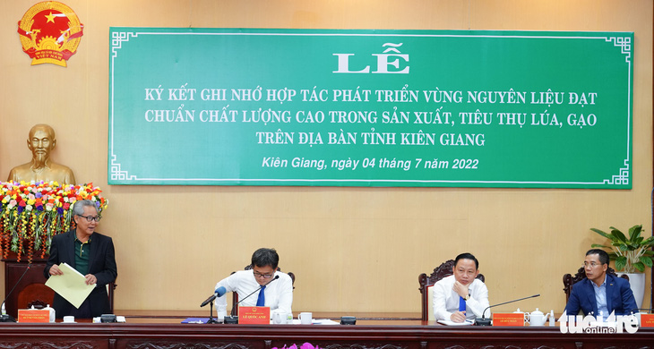 Lộc Trời ký hợp tác với MB Bank hơn 12.000 tỉ đồng để sản xuất lúa gạo tại Kiên Giang - Ảnh 3.