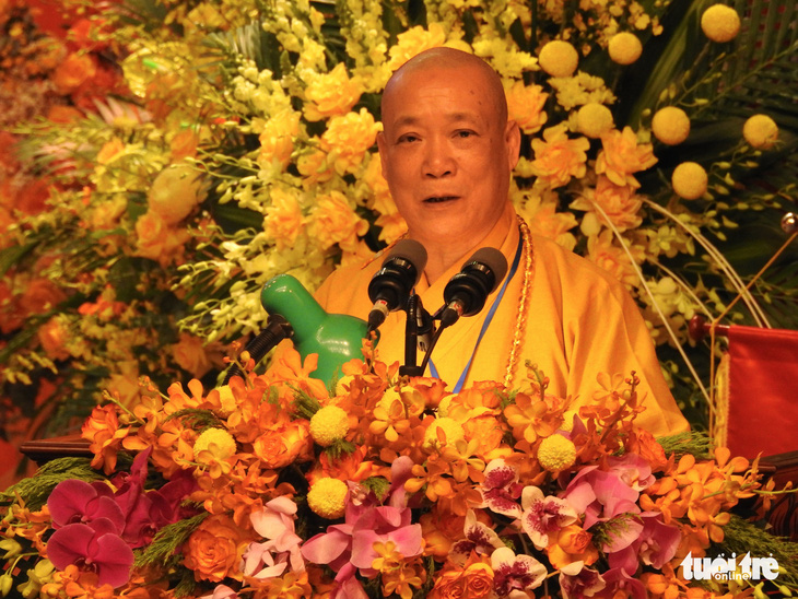 Hòa thượng Thích Bảo Nghiêm tái đắc cử trưởng Ban trị sự Giáo hội Phật giáo Việt Nam TP Hà Nội - Ảnh 1.