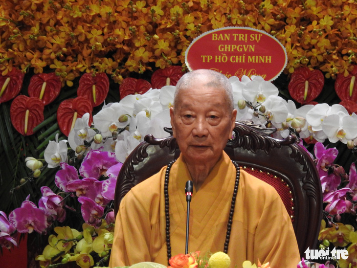 Hòa thượng Thích Bảo Nghiêm tái đắc cử trưởng Ban trị sự Giáo hội Phật giáo Việt Nam TP Hà Nội - Ảnh 3.