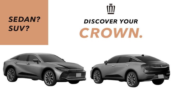 Toyota Crown ấn định ngày ra mắt thế hệ mới trong tháng 7, hé lộ logo riêng - Ảnh 1.