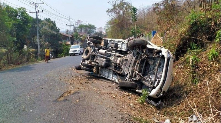 Lào: Tai nạn giao thông nghiêm trọng, 1 người Việt thiệt mạng - Ảnh 1.