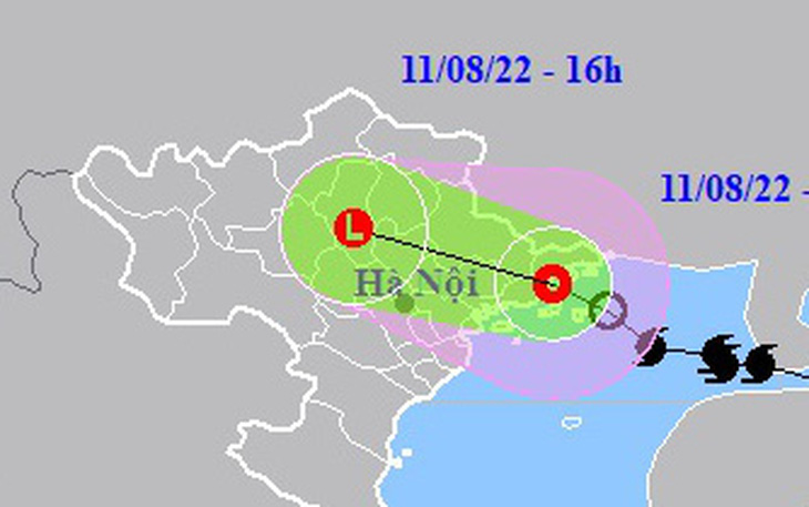 Bão số 2 suy yếu thành áp thấp nhiệt đới, đi vào đất liền Quảng Ninh - Hải Phòng