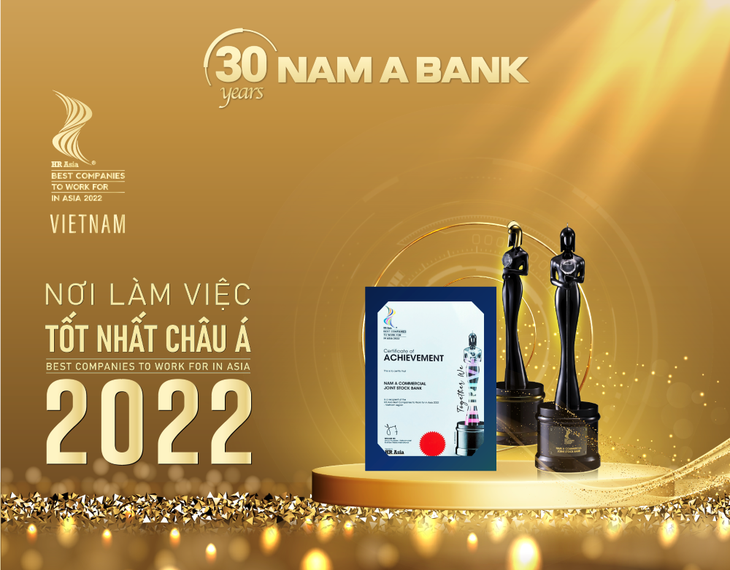 Nam A Bank hai lần liên tiếp nhận giải thuởng “Nơi làm việc tốt nhất châu Á” - Ảnh 2.