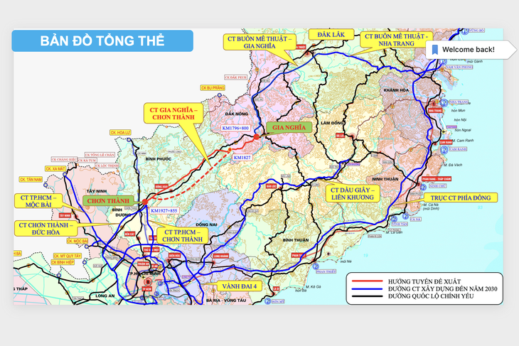 Hai tỉnh muốn đưa cao tốc Gia Nghĩa - Chơn Thành vào vận hành từ năm 2025 - Ảnh 1.