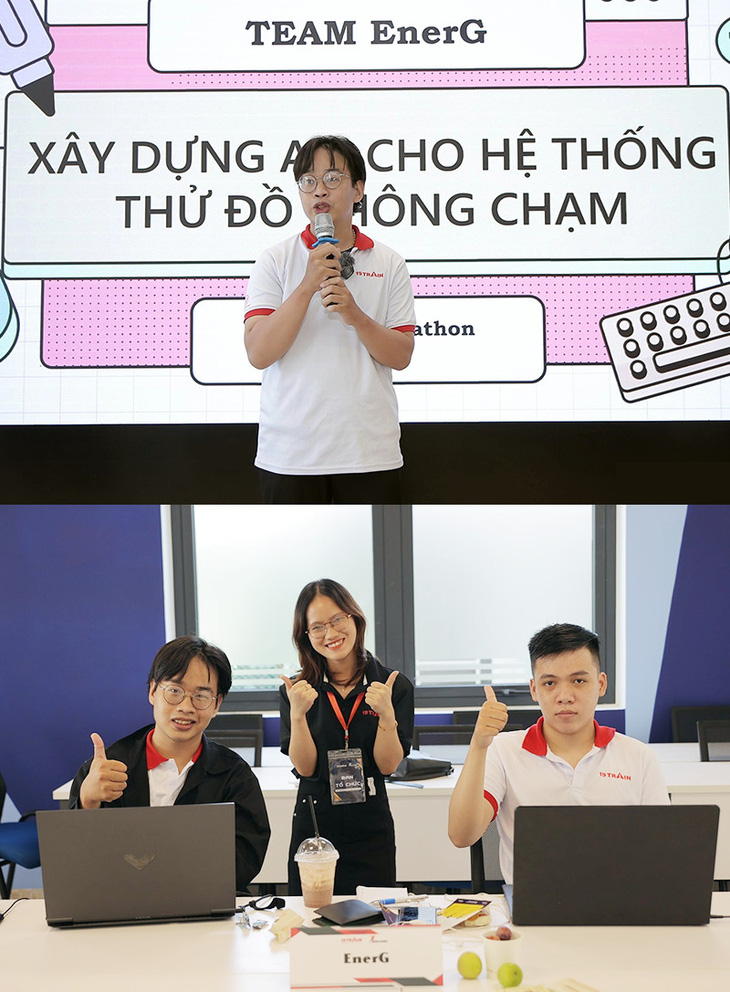 Sinh viên ĐH Duy Tân giành giải nhất Hackathon 2022 với ứng dụng Thử đồ không cần chạm - Ảnh 2.