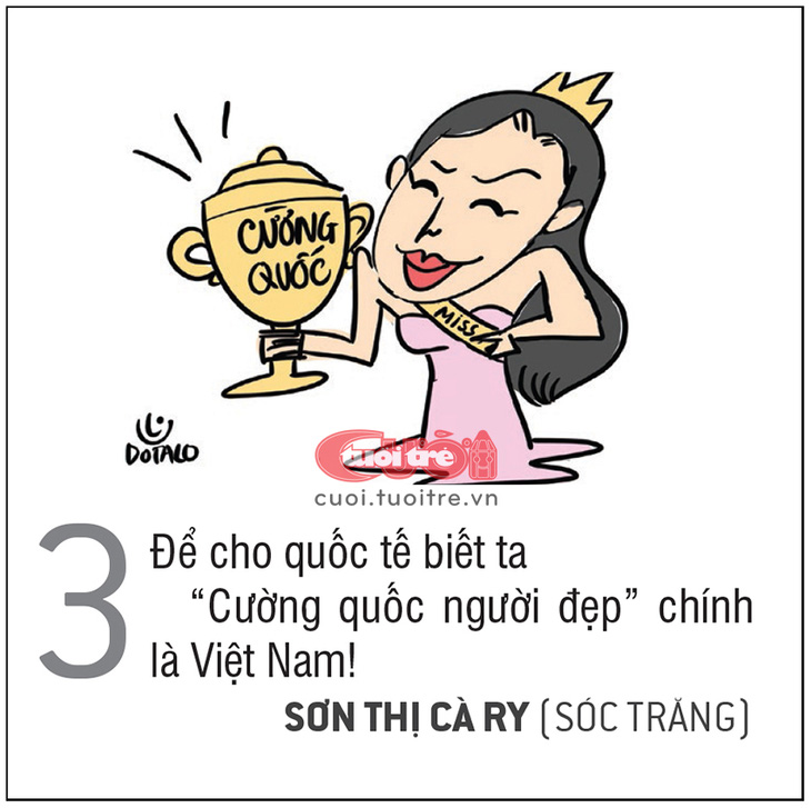 10 giải thích vui cho việc bội thực thi hoa hậu - Ảnh 3.