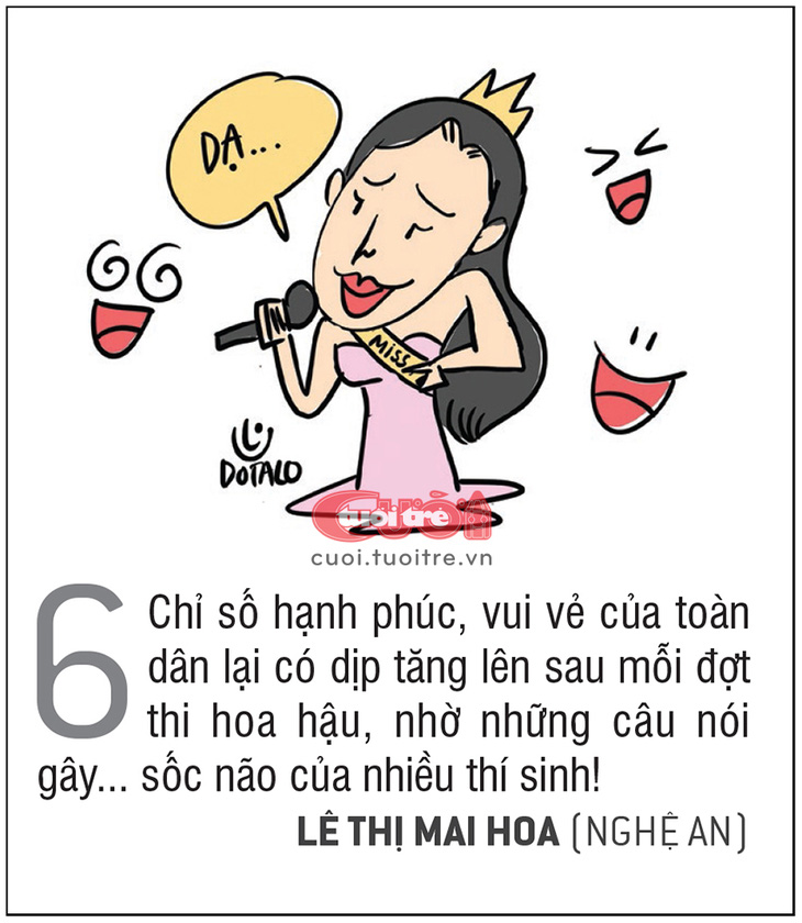 10 giải thích vui cho việc bội thực thi hoa hậu - Ảnh 6.