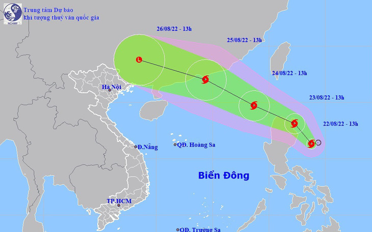 Áp thấp nhiệt đới ngoài khơi Philippines mạnh lên thành bão