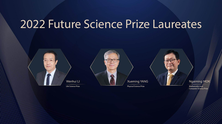 Giải Nobel của Trung Quốc trao cho 3 nhà khoa học, mỗi người 1 triệu USD - Ảnh 1.
