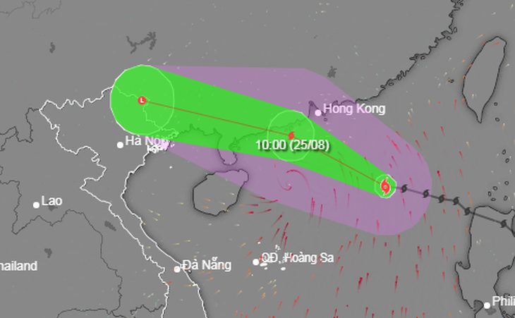 Bão số 3 có thể tăng cấp 12, giật cấp 15, miền Bắc mưa to từ chiều mai - Ảnh 1.