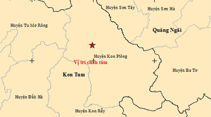 12 trận động đất liên tiếp ở Kon Plông, Kon Tum - Ảnh 1.