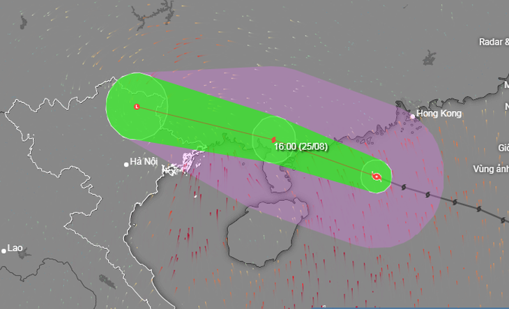 Chiều nay 25-8, bão số 3 cách Móng Cái 230km, Bắc Bộ mưa lớn, có nơi trên 250mm - Ảnh 3.