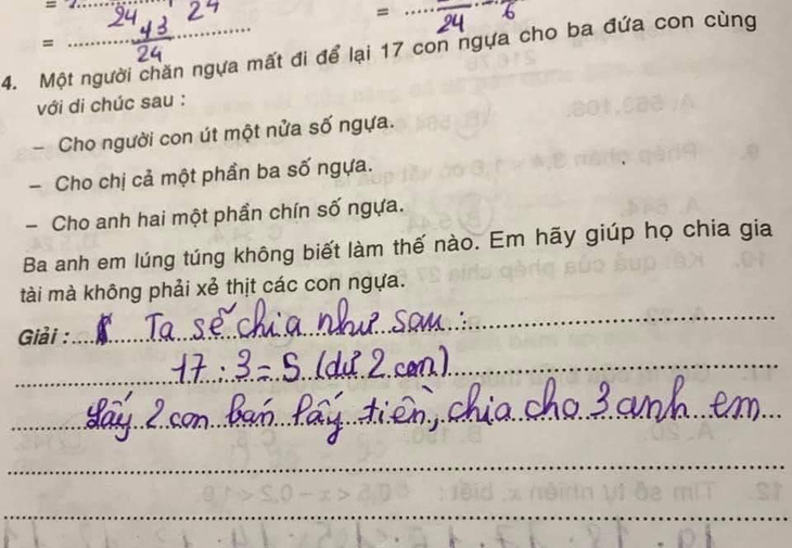 Ảnh vui 26-8: Người thành công luôn có lối giải toán riêng - Ảnh 1.