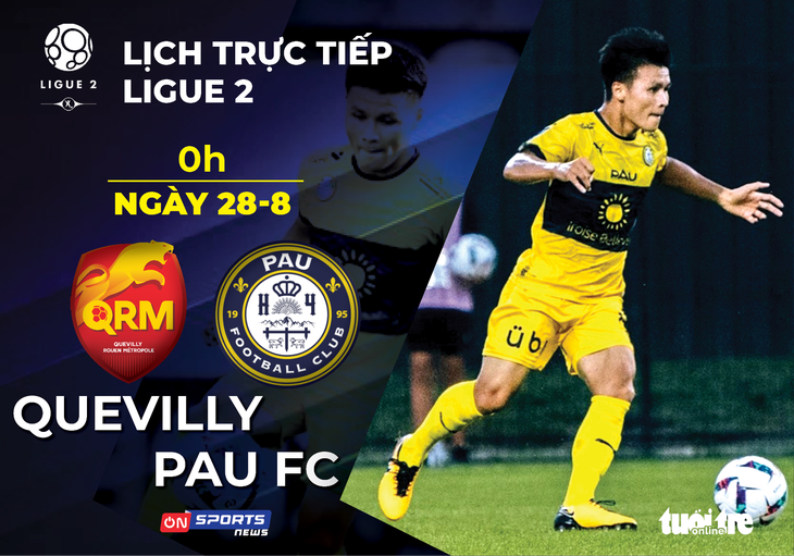 Lịch thi đấu của Quang Hải và Pau FC cuối tuần này - Ảnh 1.