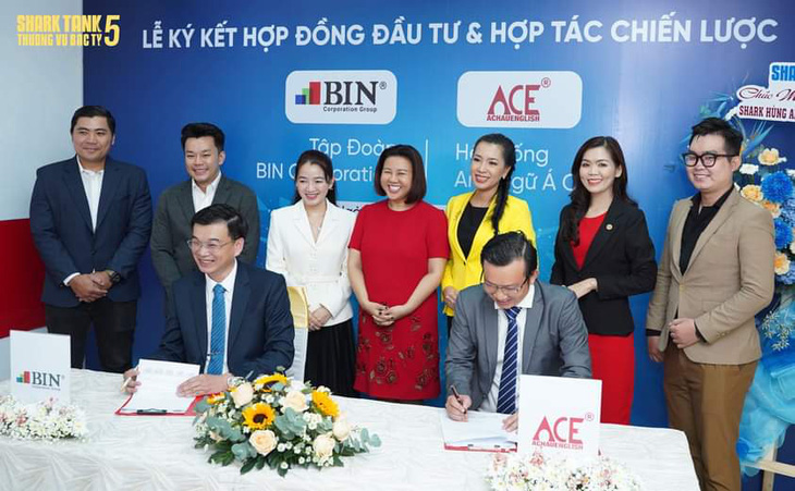 Shark Tank 5: Sau 10 ngày phát sóng, BIN Corporation Group và Anh ngữ Á Châu ký hợp đồng đầu tư - Ảnh 1.