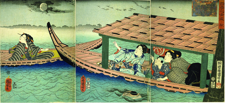 Người Nhật Bản thời Edo: Lễ ngắm trăng không chỉ có rằm tháng 8 - Ảnh 3.
