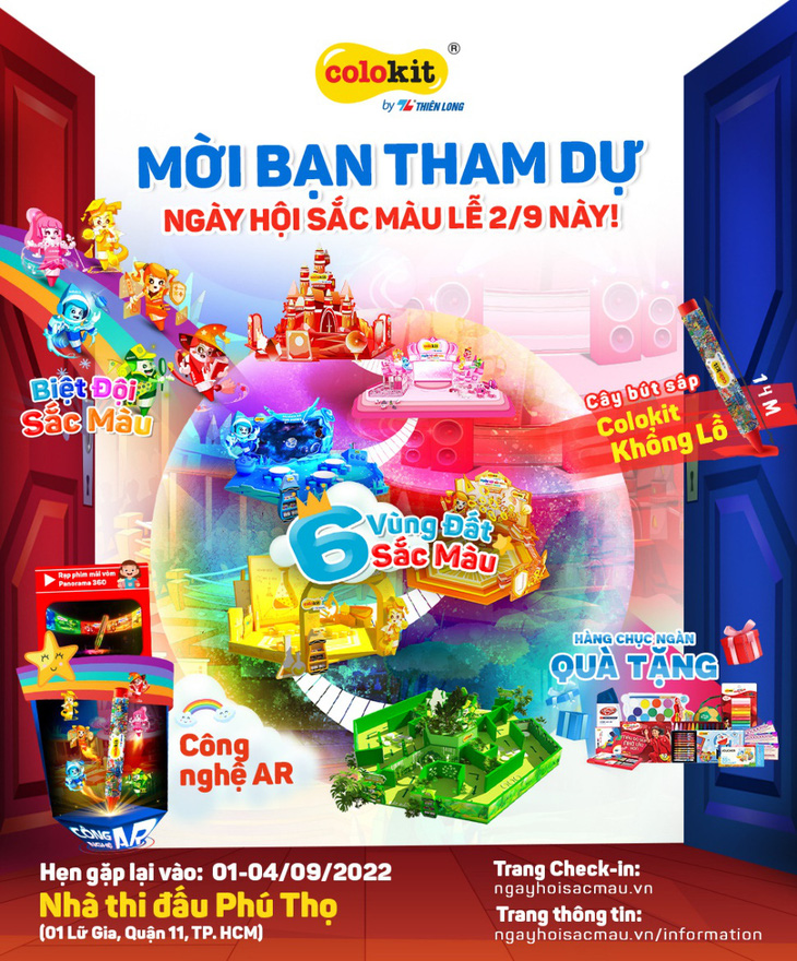 Nghỉ lễ, đừng bỏ lỡ ‘Ngày hội sắc màu - Mega Color Event’ tại TP.HCM - Ảnh 1.