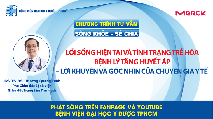 Chương trình tư vấn: Lối sống hiện tại và tình trạng trẻ hóa bệnh lý tăng huyết áp - Ảnh 1.