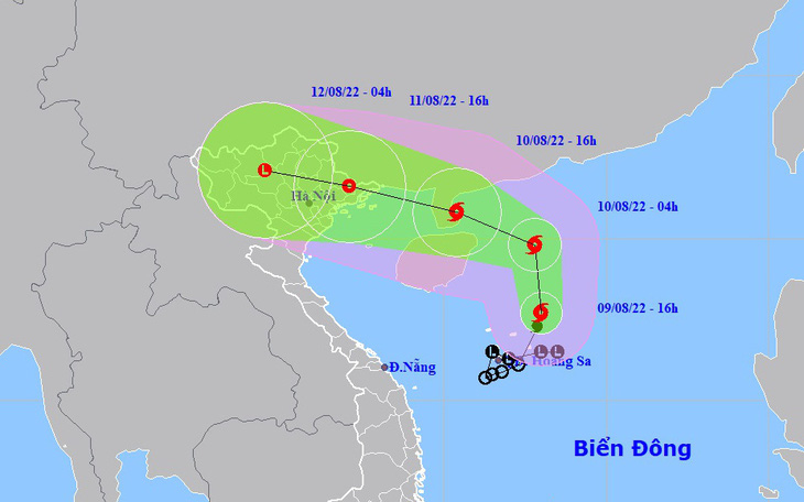 Bão số 2 đang hướng về miền Bắc, nhiều khả năng sẽ gây mưa lớn ở Bắc Bộ và Bắc Trung Bộ