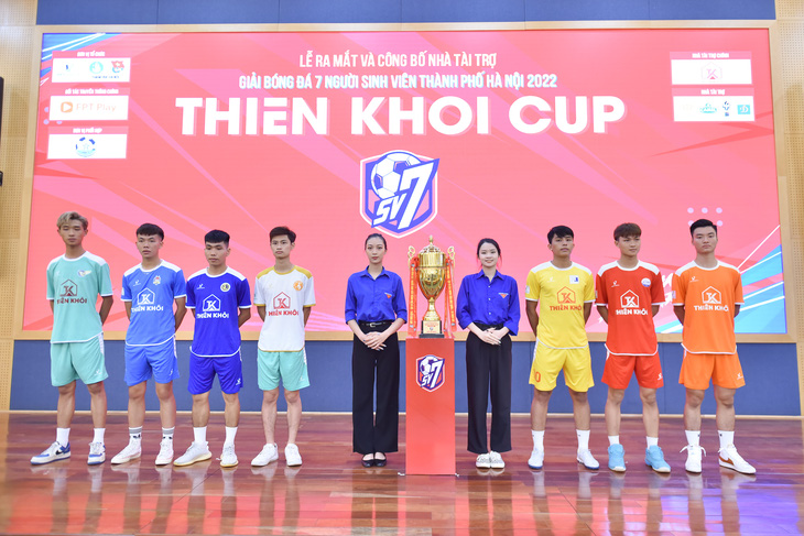Sinh viên Hà Nội háo hức với Giải bóng đá SV7 2022 - Ảnh 1.