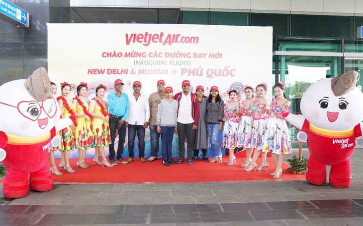 Vietjet mở đường bay mới kết nối Phú Quốc với New Delhi, Mumbai