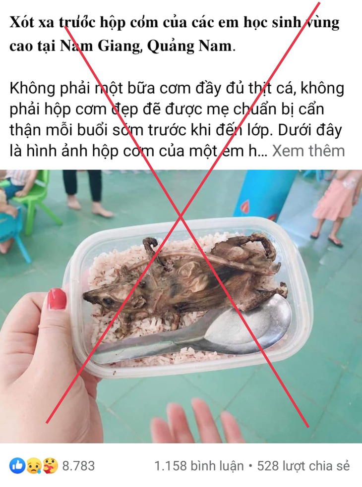 Vụ học sinh ăn cơm với thịt chuột: Cô giáo đăng ảnh cũ năm 2019 - Ảnh 1.