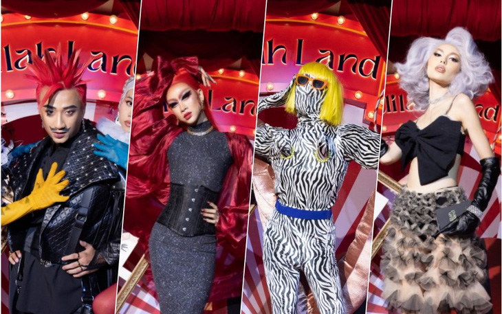 Sao Việt nô nức hóa trang "Drag Queen" trẩy hội cùng Thanh Duy trong Delilah Land