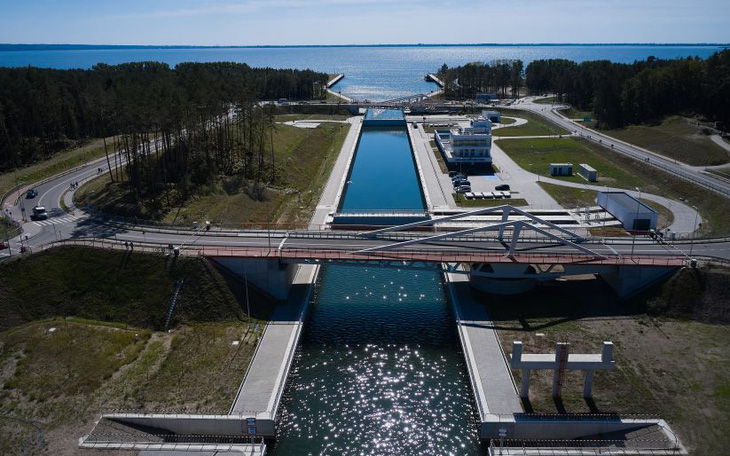 Ba Lan mở kênh đào tới biển Baltic để 
