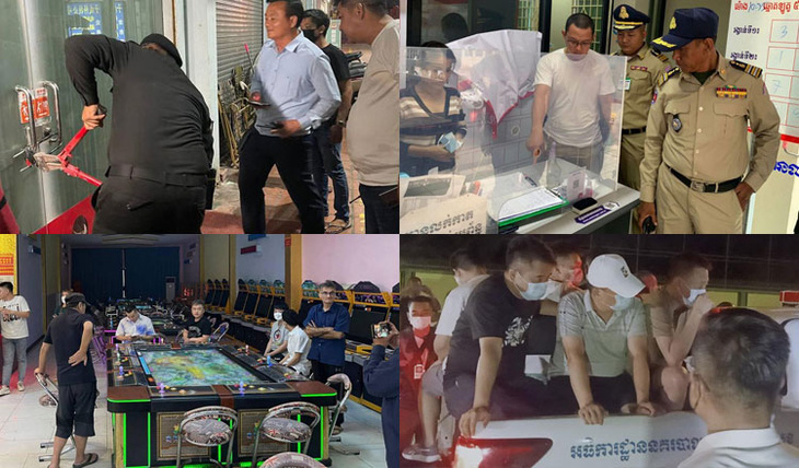 Campuchia truy quét các tụ điểm cờ bạc ở Phnom Penh, bắt 52 người - Ảnh 1.