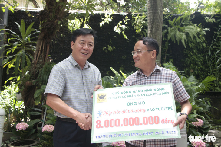 Quỹ Đồng hành nhà nông ủng hộ 3 tỉ đồng ‘tiếp sức’ tân sinh viên nghèo - Ảnh 1.
