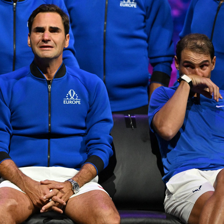 Nadal bật khóc trong ngày Federer giải nghệ - Ảnh 2.