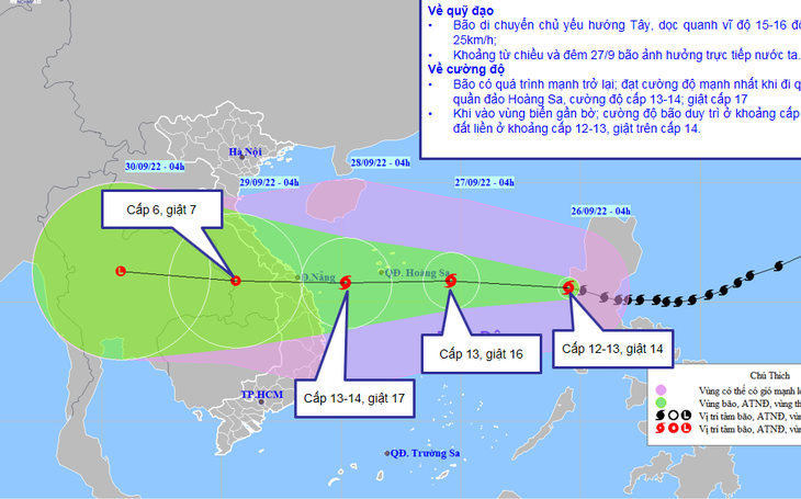 Dự báo bão Noru rất mạnh, thêm Thừa Thiên Huế vào cảnh báo thiên tai cấp 4